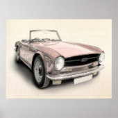 Triumph TR6 Poster (Vorne)