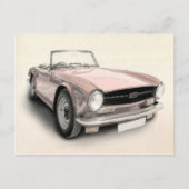 Triumph TR6 Postkarte (Vorderseite)