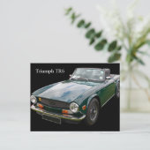 Triumph TR6 Sportwagen Postkarte (Stehend Vorderseite)