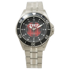 Triumph TR7 - Details zum Roten Tartan - Taucherbe Armbanduhr