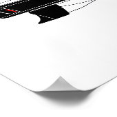 Triumph TR7 Drophead-Spezifikation Poster (Ecke)