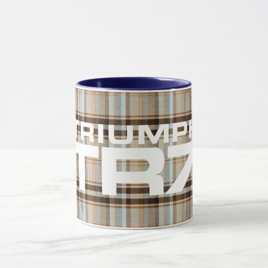 Triumph TR7 Navy Tartan Tasse (Zentrum)