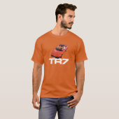 Triumph TR7 Rot mit Weiß T-Shirt (Vorne ganz)