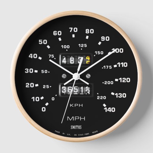 Triumph TR7 Speedometer Uhr (Vorderseite)