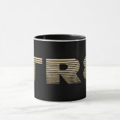 Triumph TR8 Logo - Buckskin Tasse (Zentrum)