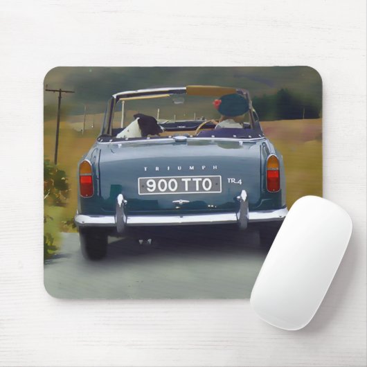 Triumph TR 4 Mouse mat Mousepad (Mit Mouse)
