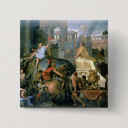 Triumph von Alexander oder der Eingang von Alexa Button (Vorderseite)