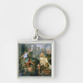Triumph von Alexander oder der Eingang von Alexa Schlüsselanhänger (Vorne)