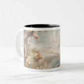 Triumph von Amor über allen Göttern, 1752 Zweifarbige Tasse (Vorderseite Links)