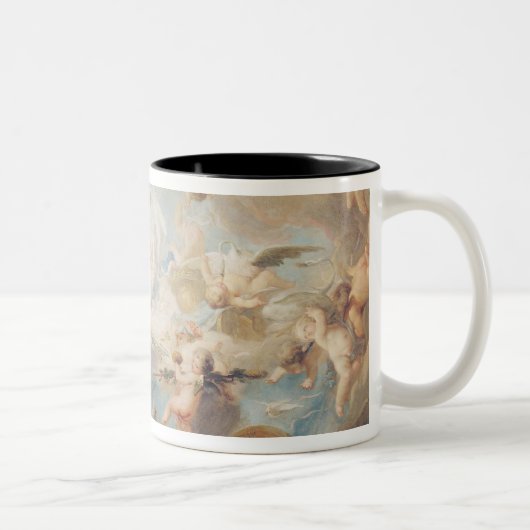 Triumph von Amor über allen Göttern, 1752 Zweifarbige Tasse (Rechts)