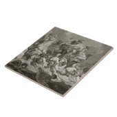 Triumph von Britannia, c.1765 (Stich) Fliese (Seite)