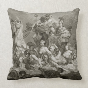 Triumph von Britannia, c.1765 (Stich) Kissen