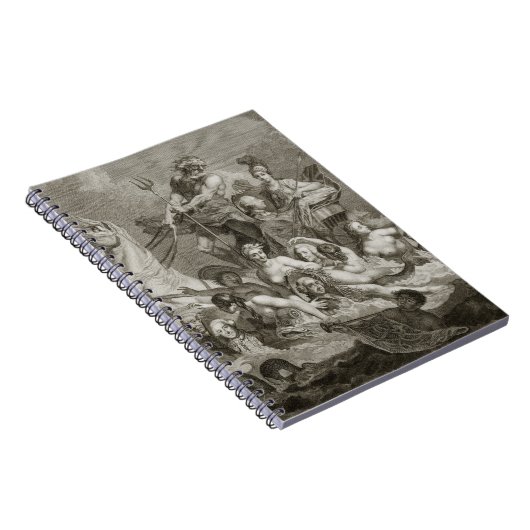 Triumph von Britannia, c.1765 (Stich) Notizblock (Rechte Seite)