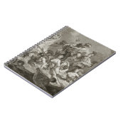 Triumph von Britannia, c.1765 (Stich) Notizblock (Linke Seite)