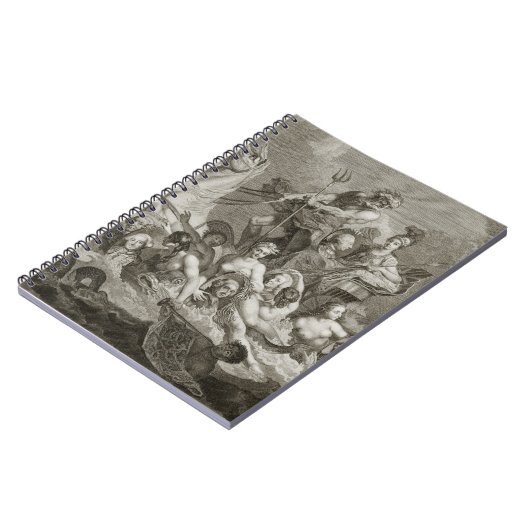 Triumph von Britannia, c.1765 (Stich) Notizblock (Linke Seite)