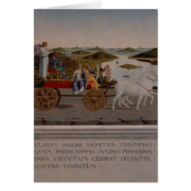 Triumph von Federigo DA Montefeltro, Herzog von (Vorne)