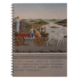 Triumph von Federigo DA Montefeltro, Herzog von Notizblock