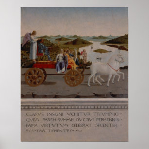 Triumph von Federigo DA Montefeltro, Herzog von Poster