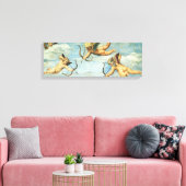 Triumph von Galatea Angels Detail von Raphael Sanz Leinwanddruck (Insitu (Wohnzimmer))