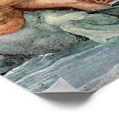 Triumph von Galatea von Raphael Sanzio Poster (Ecke)