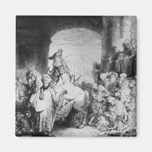 Triumph von Mordecai, c.1640 Magnet