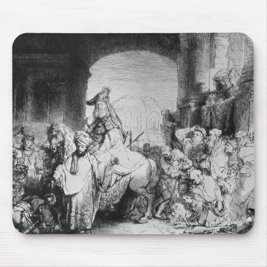 Triumph von Mordecai, c.1640 Mousepad (Vorne)