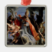 Triumph von St Augustine 1664 Silbernes Ornament (Vorne)