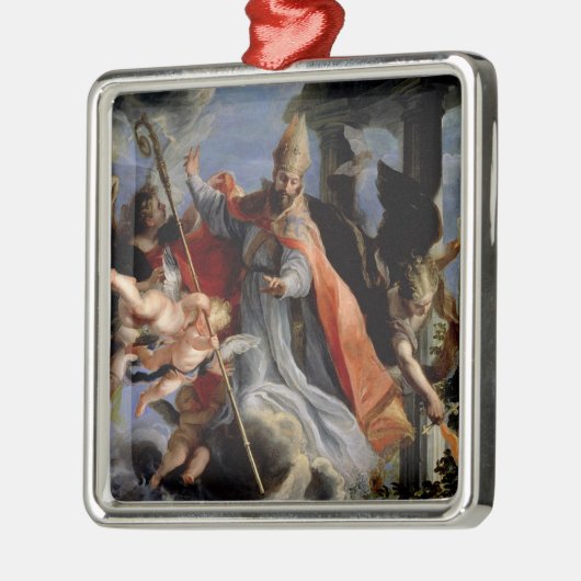 Triumph von St Augustine 1664 Silbernes Ornament (Links)