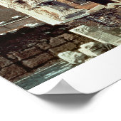 Triumphal Arch of Septimius Severus, dedicated in Poster (Ecke)