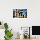 Triumphal Arch of Septimius Severus, dedicated in Poster (Heimbüro)