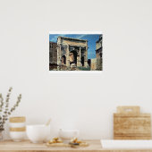 Triumphal Arch of Septimius Severus, dedicated in Poster (Küche)