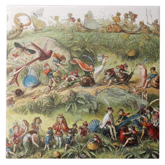 Triumphal March of The Elf King, Fairies,Goblins Fliese (Vorderseite)