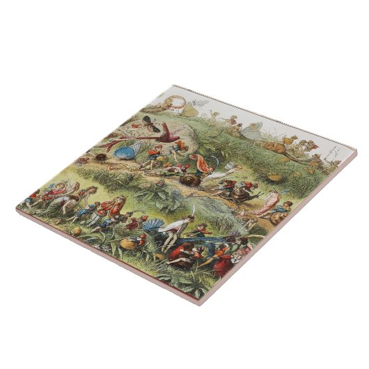 Triumphal March of The Elf King, Fairies,Goblins Fliese (Seite)