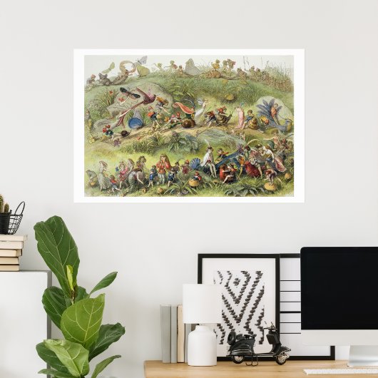 Triumphaler März des Elf-Königs, Abbildung Poster (Heimbüro)