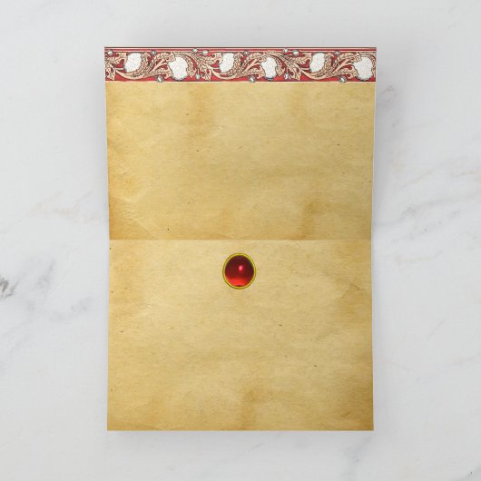 Triumphaler März des Elfkönigs, der Fairies, der G Karte (Innenseite)