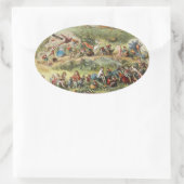 Triumphaler März des Elfkönigs, der Fairies, der G Ovaler Aufkleber (Tasche)