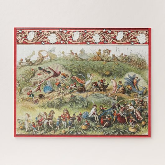 Triumphaler März des Elfkönigs, der Fairies, der G Puzzle (Horizontal)