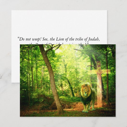 Triumphant King Postkarte (Vorne/Hinten)