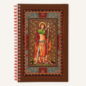 Triumphant Saint George Notebook Notizblock (Vorderseite)