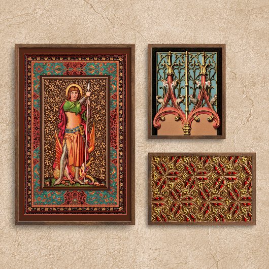 Triumphant Saint George Poster