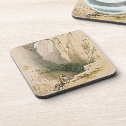 Triumphbogen, der die Schlucht führt zu Petr Getränkeuntersetzer (Linke Seite)