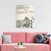 Triumphbogen des Kaisers Maximilian I Leinwanddruck (Insitu (Wohnzimmer))