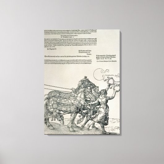 Triumphbogen des Kaisers Maximilian I Leinwanddruck (Vorderseite)