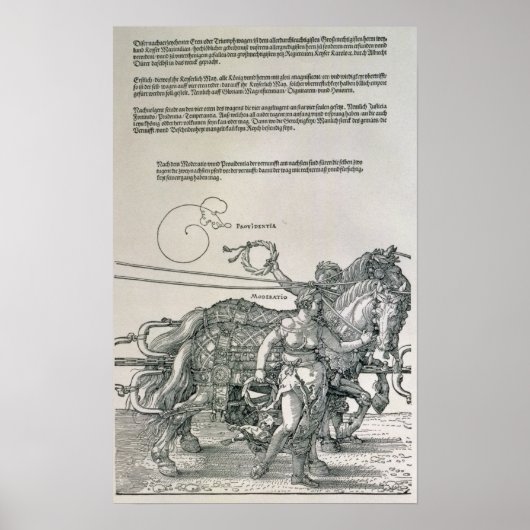 Triumphbogen des Kaisers Maximilian I Poster (Vorne)