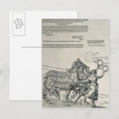 Triumphbogen des Kaisers Maximilian I Postkarte (Vorne/Hinten)