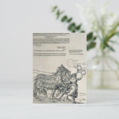 Triumphbogen des Kaisers Maximilian I Postkarte (Stehend Vorderseite)