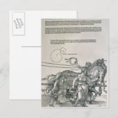 Triumphbogen des Kaisers Maximilian I Postkarte (Vorne/Hinten)