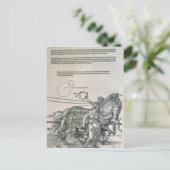 Triumphbogen des Kaisers Maximilian I Postkarte (Stehend Vorderseite)