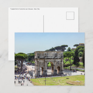 Triumphbogen des Konstantin - Rom, Italien Postkarte