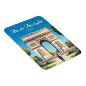 Triumphbogen Frankreich Magnet (Rechte Seite)